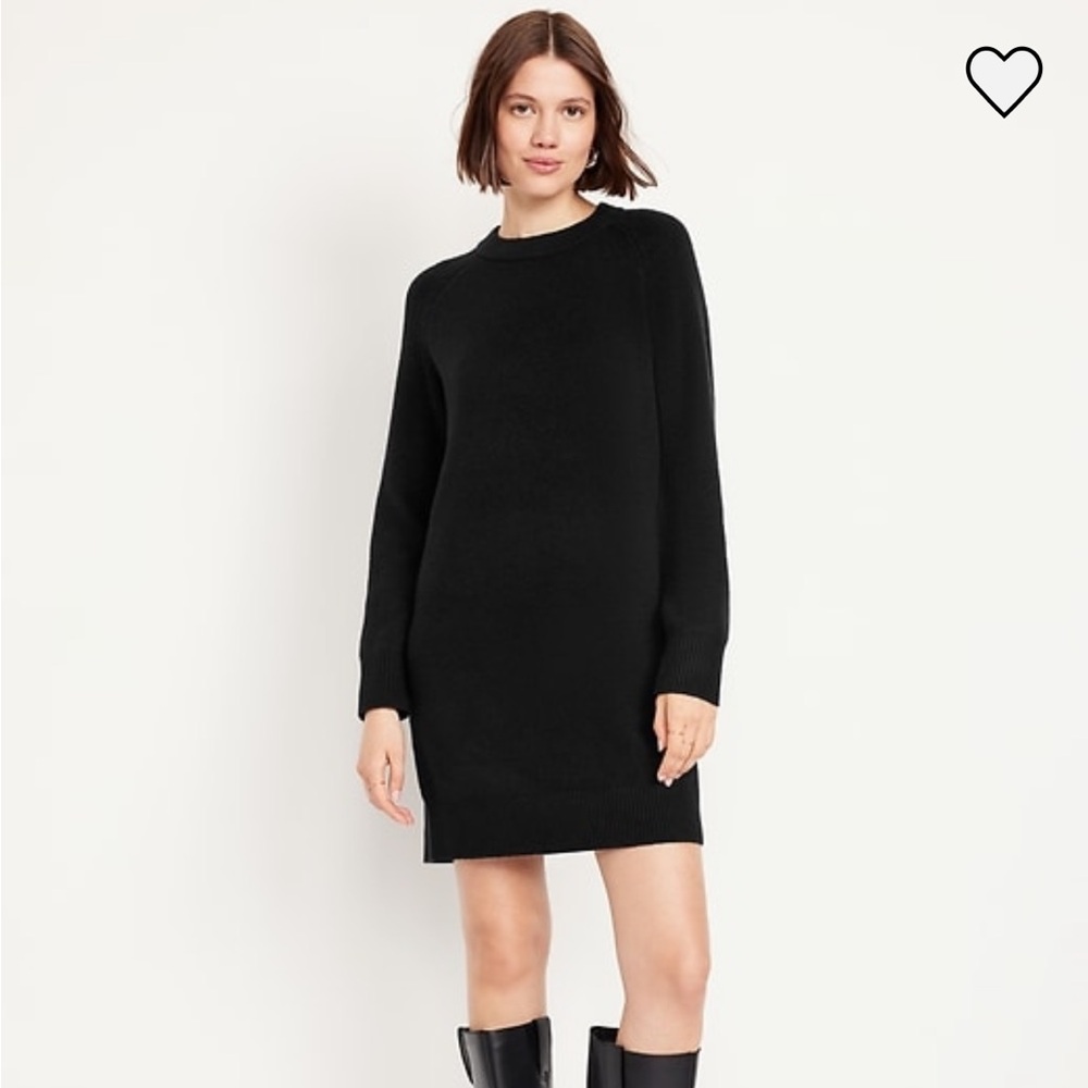 Old Navy Black Long Sleeve Dress